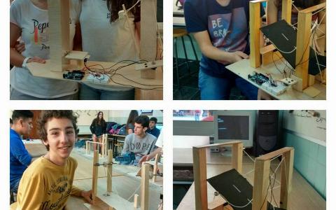 Pont llevadís amb arduino al taller de 3r d’ESO